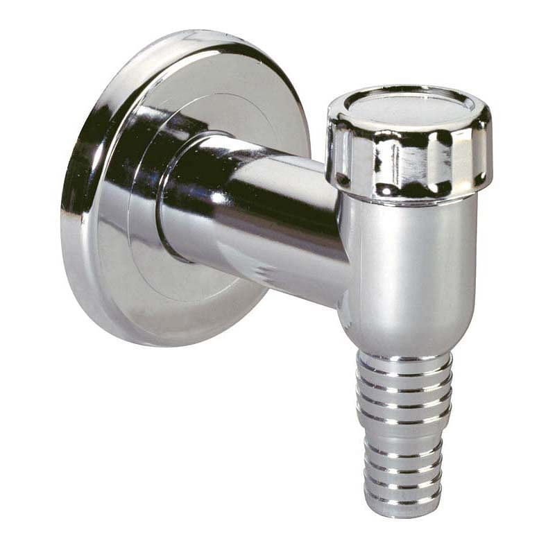 GOPLAST Sifone esterno per lavatrice Ø mm32 c/rosone cromo
