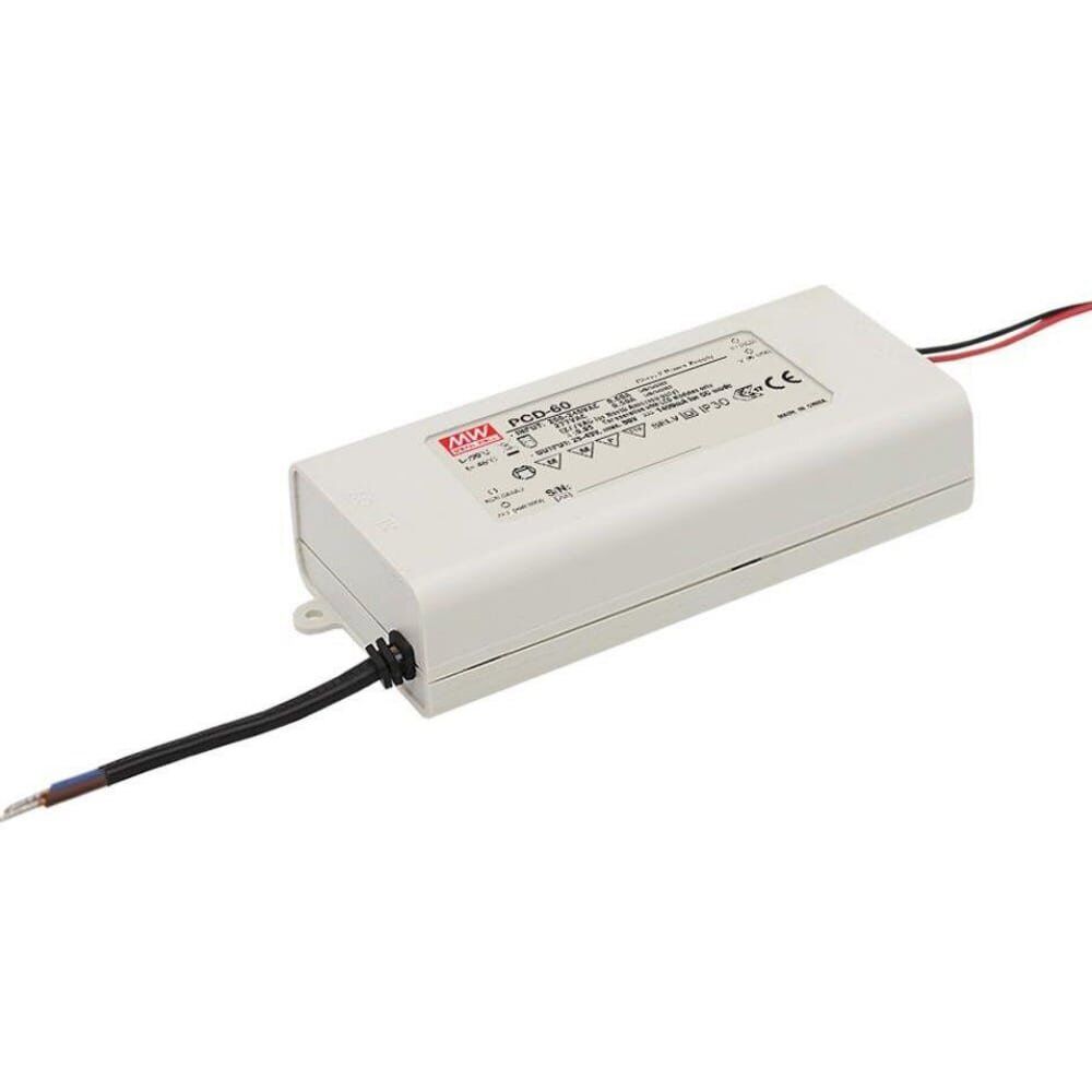 PCD-60-700B - Mean Well - Alimentatore LED 60W , Corrente Costante CC 700 mA