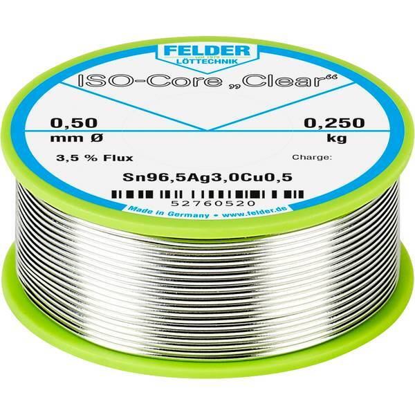 2226454 felder lttechnik iso-core clear sac305 stagno per saldatura bobina