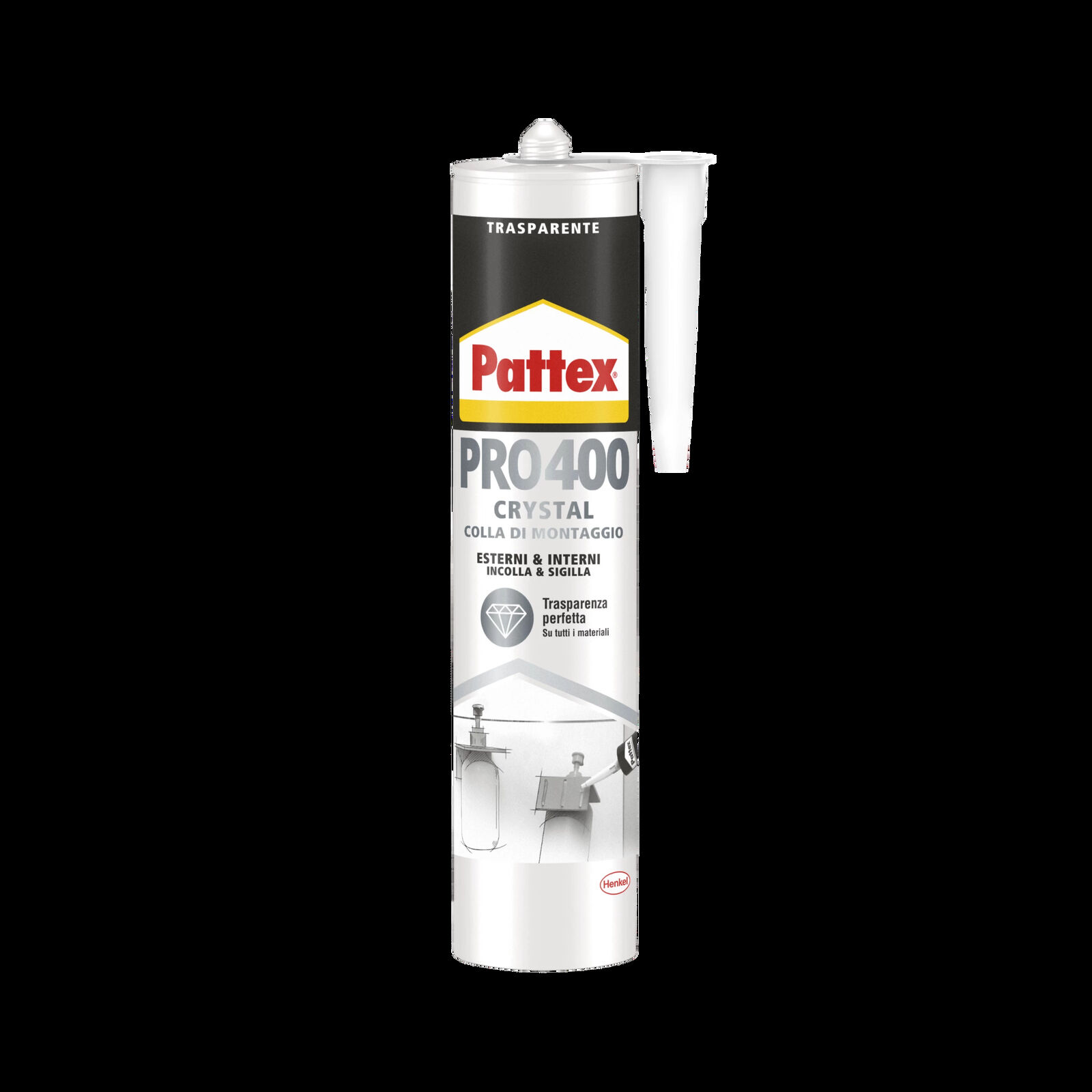 COLLA PATTEX PRO 400 DA 290GR. - CRYSTAL