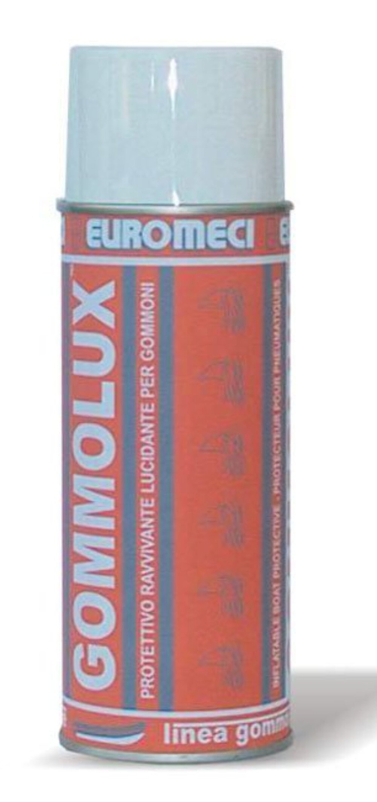 Euromeci Gommolux Spray 400 ml. Protettivo e lucidante per gommoni