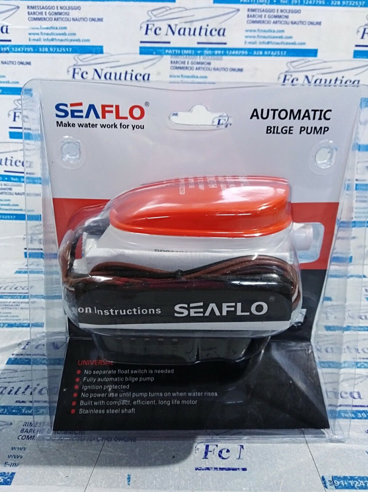POMPA DI SENTINA AUTOMATICA SEA FLOW  600LT 12V