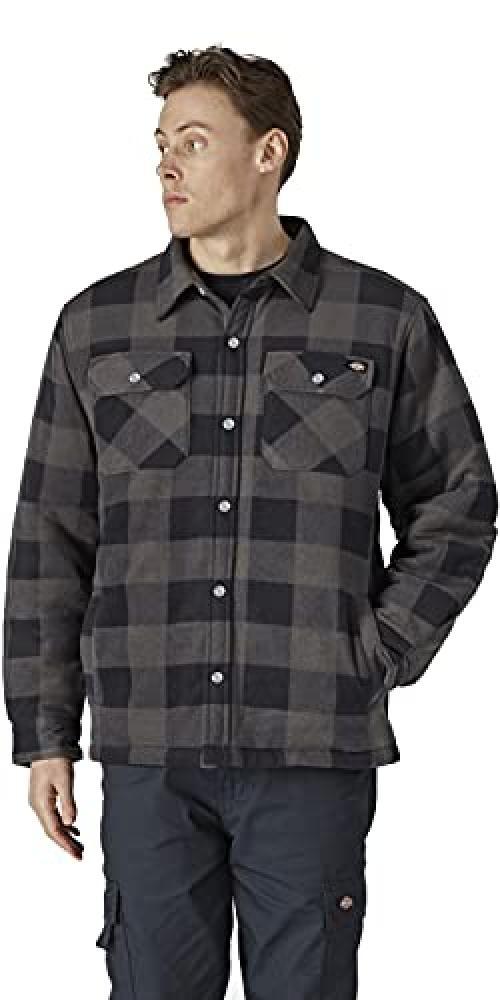 (TG. XL) Dickies Uomo, Camicia Portland, Blu, XL - NUOVO