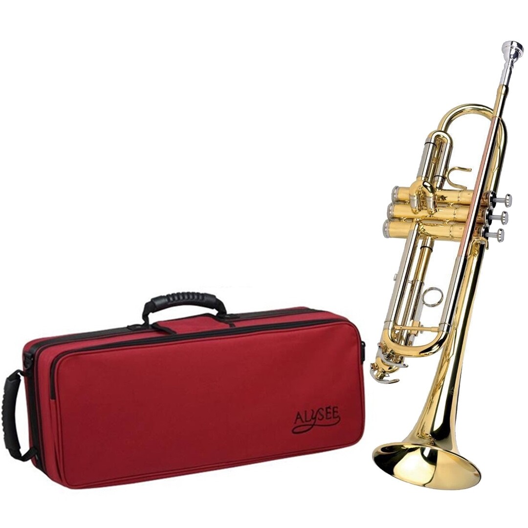 Alysee TR-6333 Tromba Sib Gold Tromba in Sib finitura oro con custodia