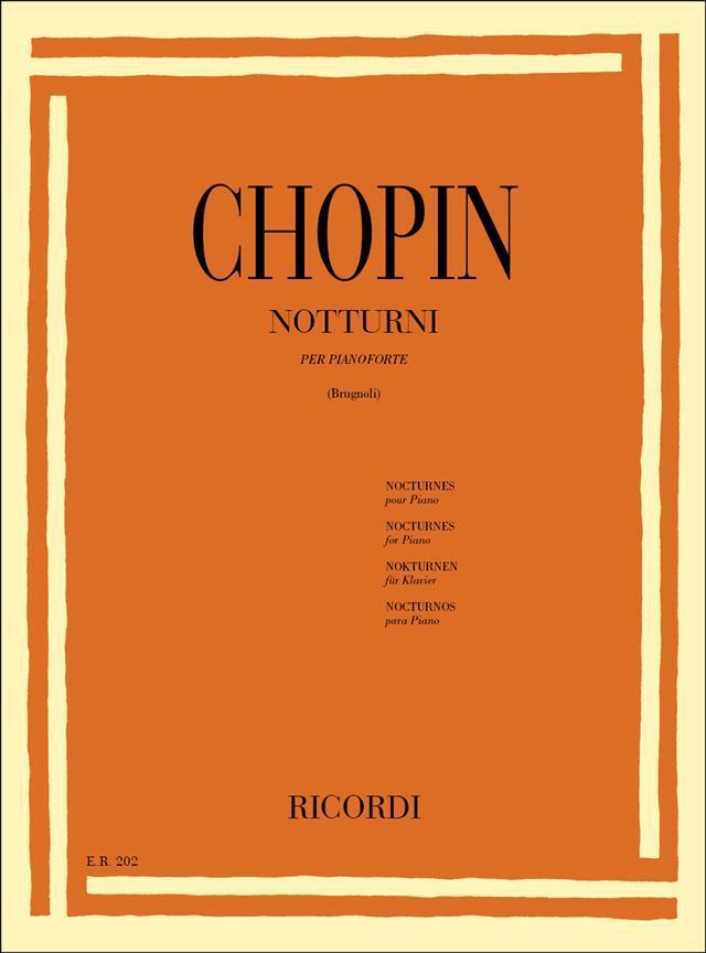 Frédéric Chopin Notturni per pianoforte (Brugnoli) edizioni Ricordi ER202