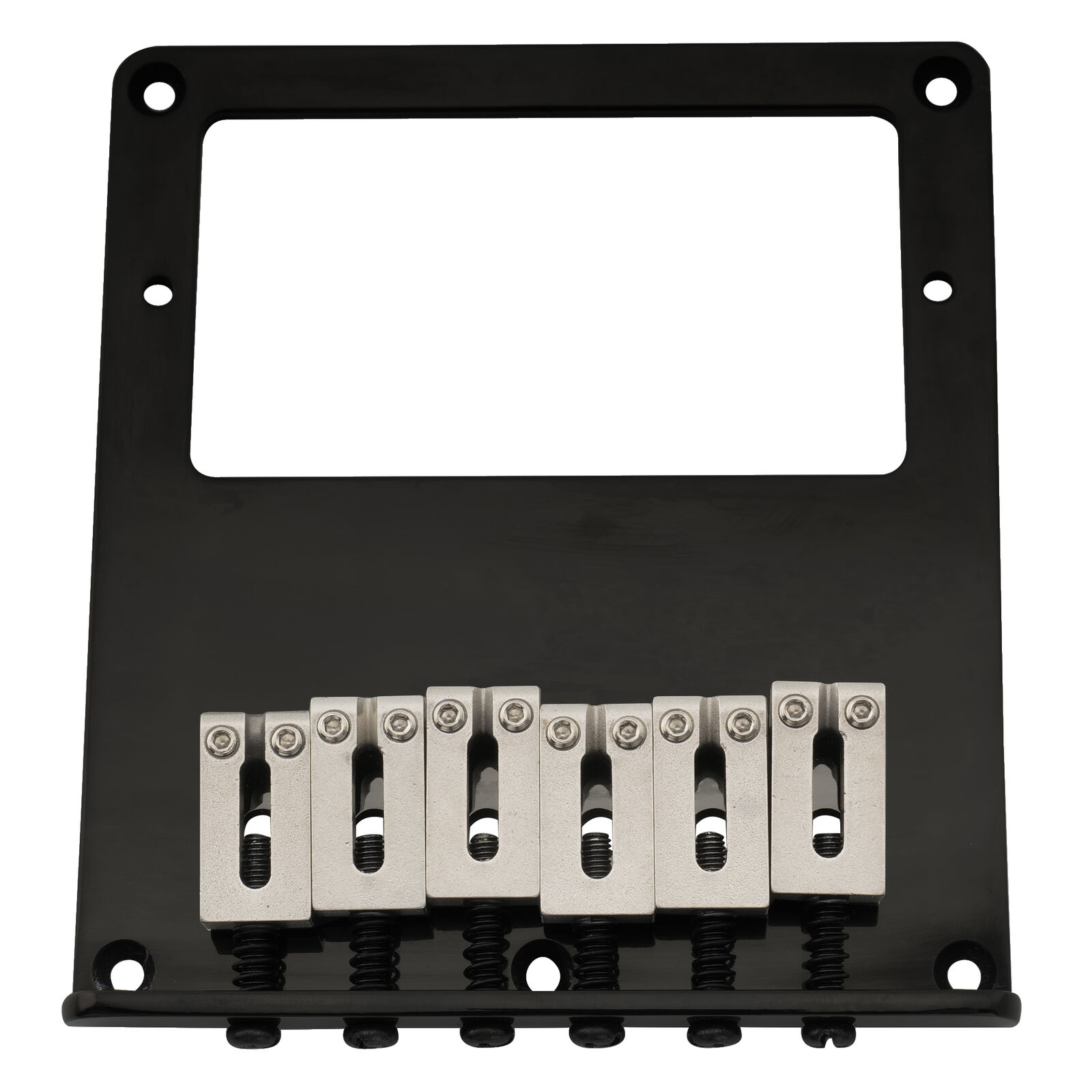 Musiclily Pro Black 54mm Humbucker Bridge Steel Saddle For Telecaster TL Guitar