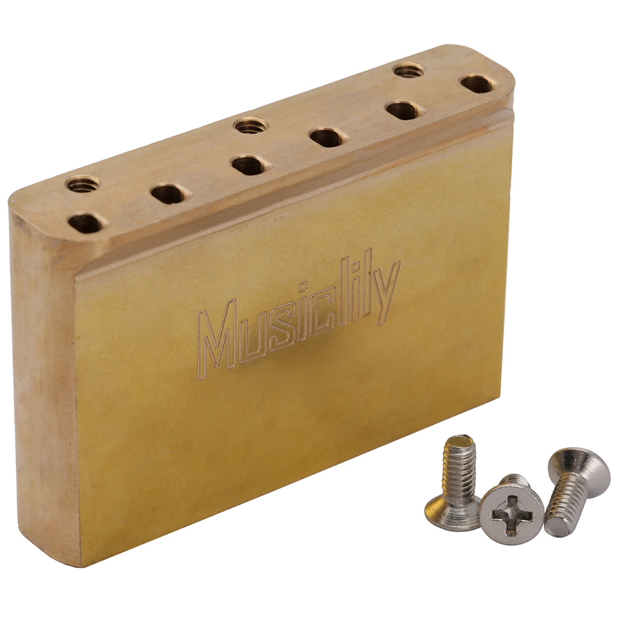 Musiclily Ultra 54mm Full Brass 42mm Tremolo Block For GOTOH 510 Series Bridge