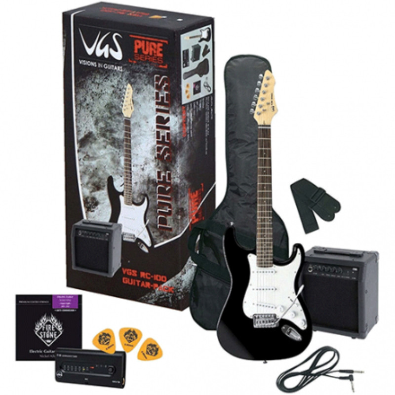 Chitarra Elettrica - Rc-100 Guitar Pack  3-tone Black