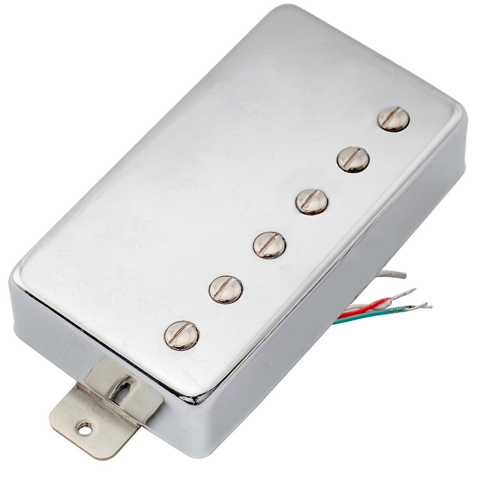 Artec LPA210 Chrome Alnico 5 Covered Humbucker Bridge Pickup For Les Paul Guitar