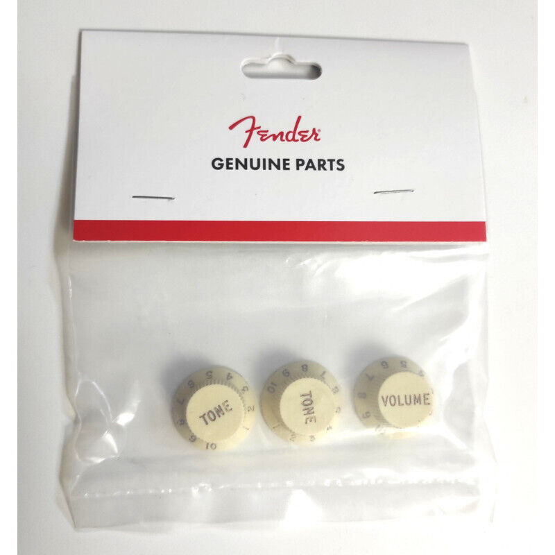 Set Di Bottoni STRAT Fender Road Worn Vintage Bianco