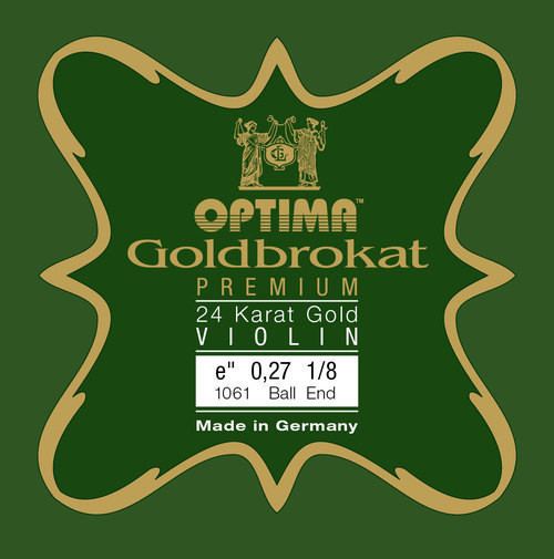 Violino - Corde - Corde Per Violino Goldbrokat Premium 24 Karat Gold - E 0,27...