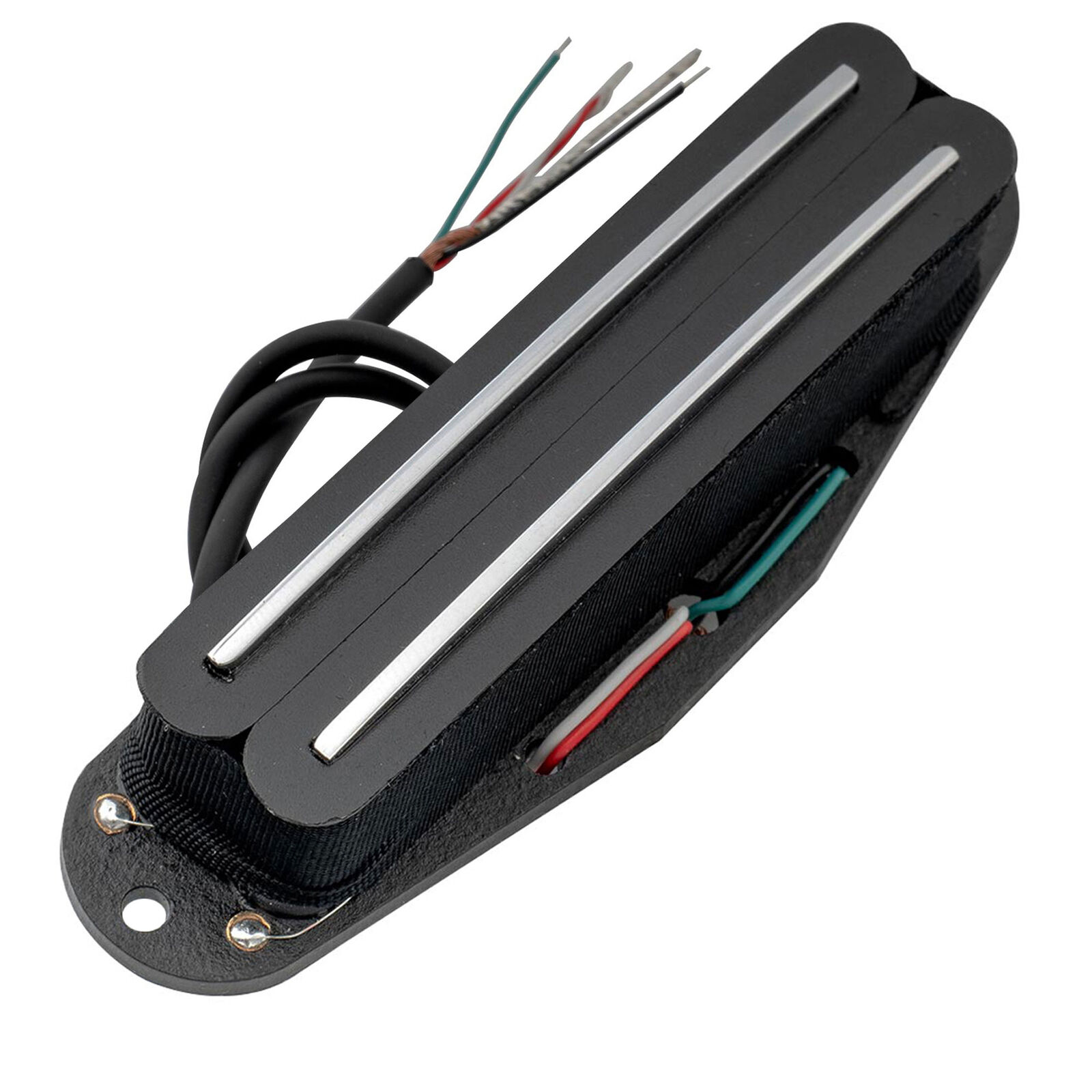 Artec SBA73C-BK Chrome Alnico 5 Hot Rail Humbucker Pickup 12K For Strat Guitar