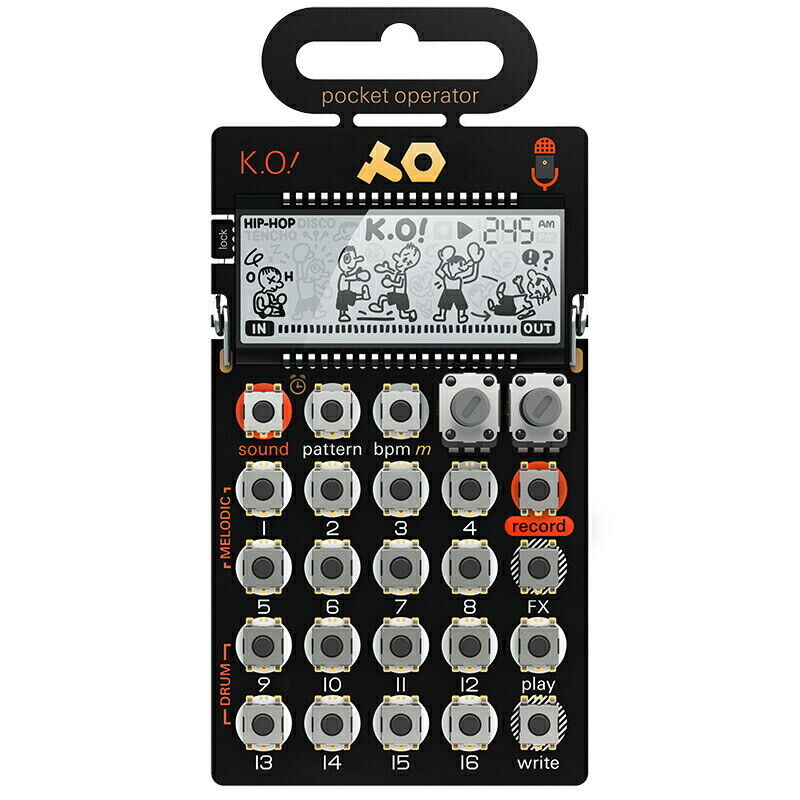 Teenage engineering PO-33 K.O! Pocket Operator Micro Sampler Recording Japan