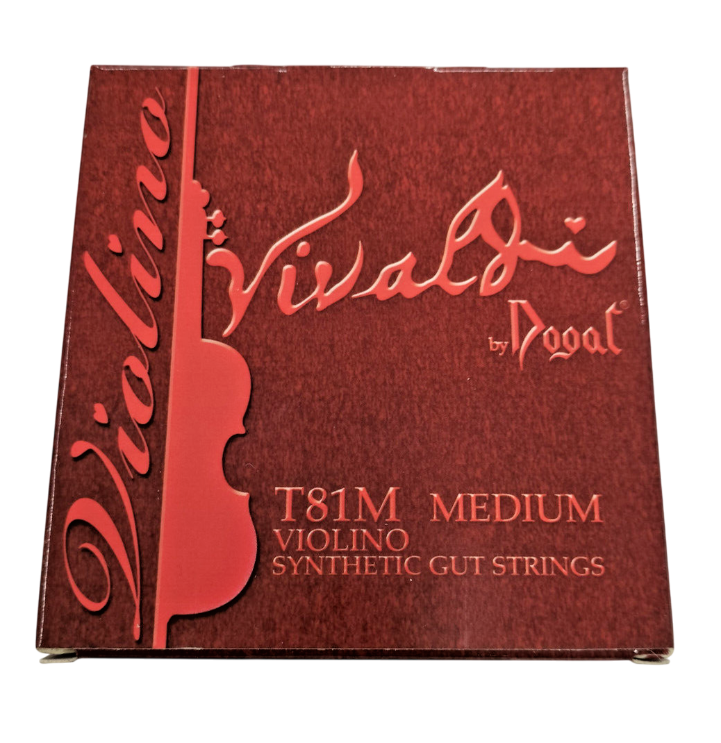 Dogal Vivaldi Muta Corde Violino 4/4 Tensione Media Made in Italy Set da 4