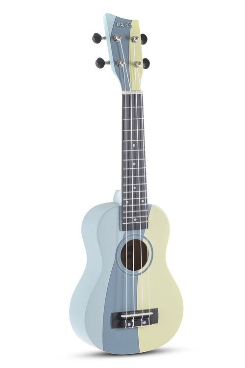 Ukulele - Ukulele Soprano Manoa Surf Style - Soprano - Onde Tropicali