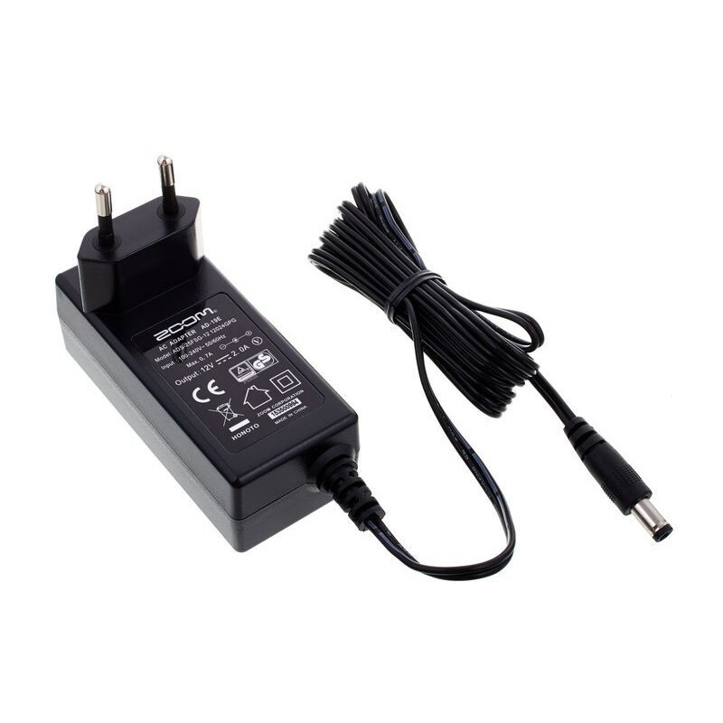 ZOOM AD19E ALIMENTATORE DI CORRENTE 12V/2A PER ZOOM TAC8 UAC8 F4 F8 LiveTrak L12