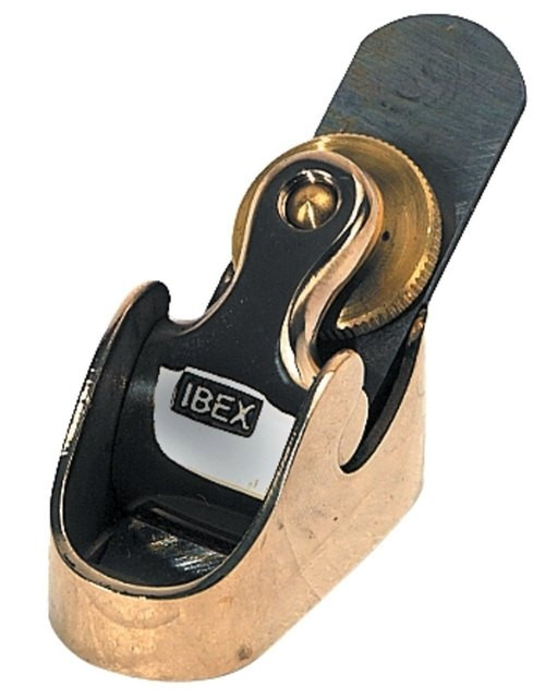 Strumenti Musicali - Attrezzi - Pialla Arcuata Modello Vite Ibex - Fondo Piatto