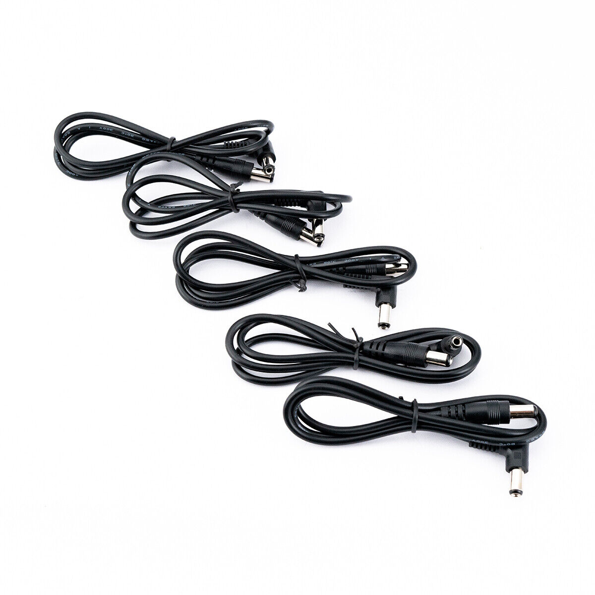 Musiclily Pro 5 Pieces Guitar Effect Pedal Power Supply Connect Cables Plugs Set