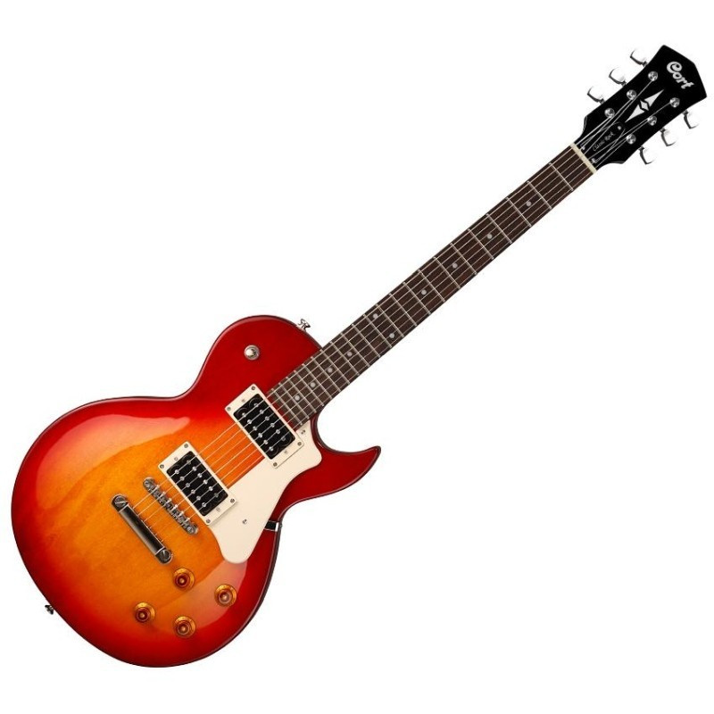Cort CR100 CRS Chitarra elettrica Les Paul Cherry Red Sunburst