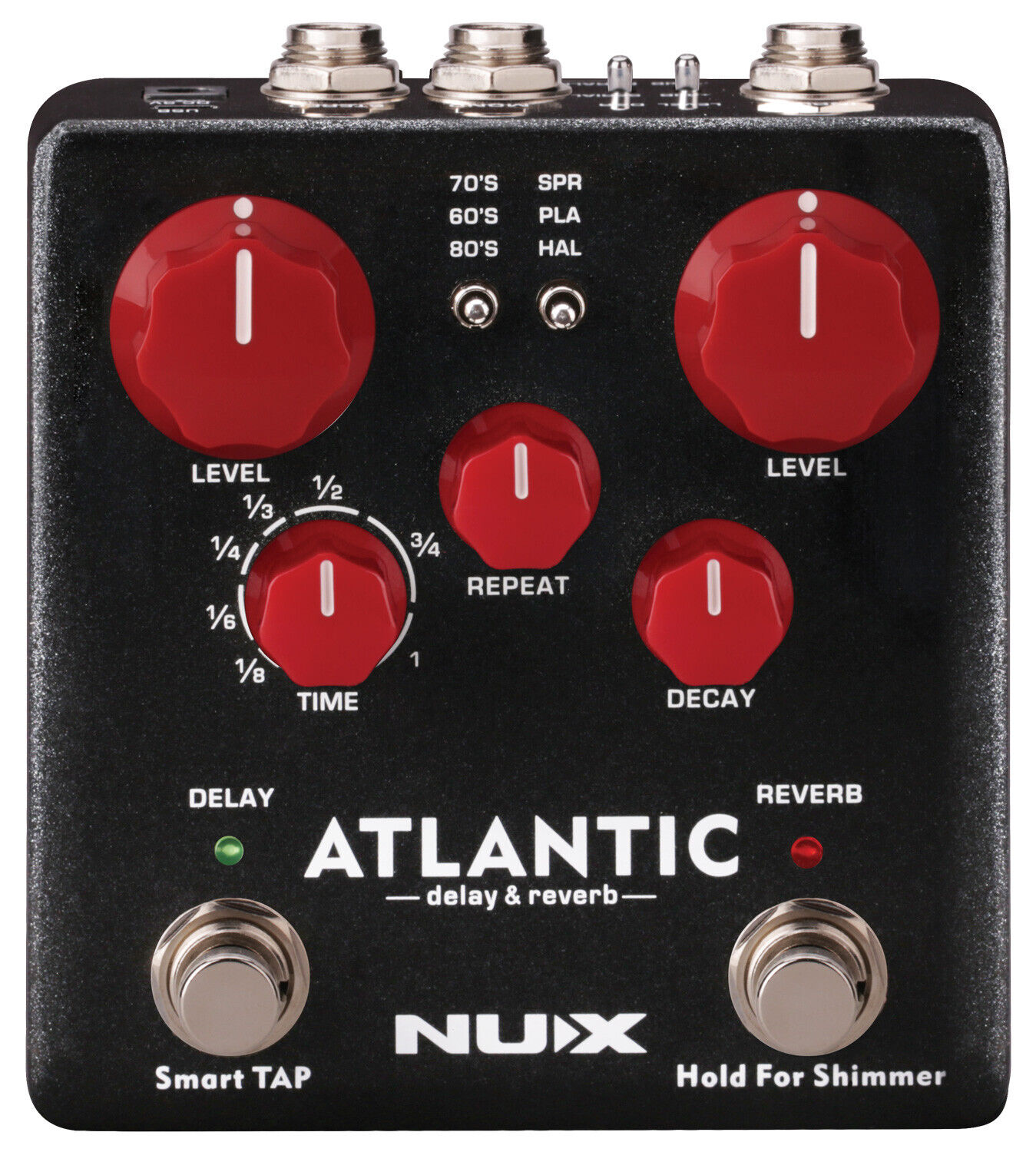 NUX NDR-5 ATLANTIC Delay & Reverb pedale effetto per chitarra elettrica