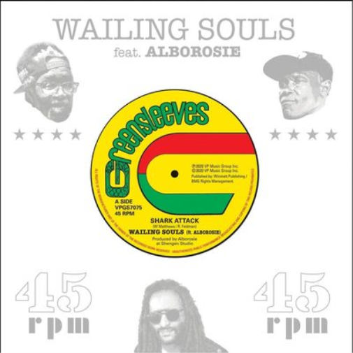 Wailing Souls Shark Attack (Feat. Alborosie) (Vinyl LP) 7" Single