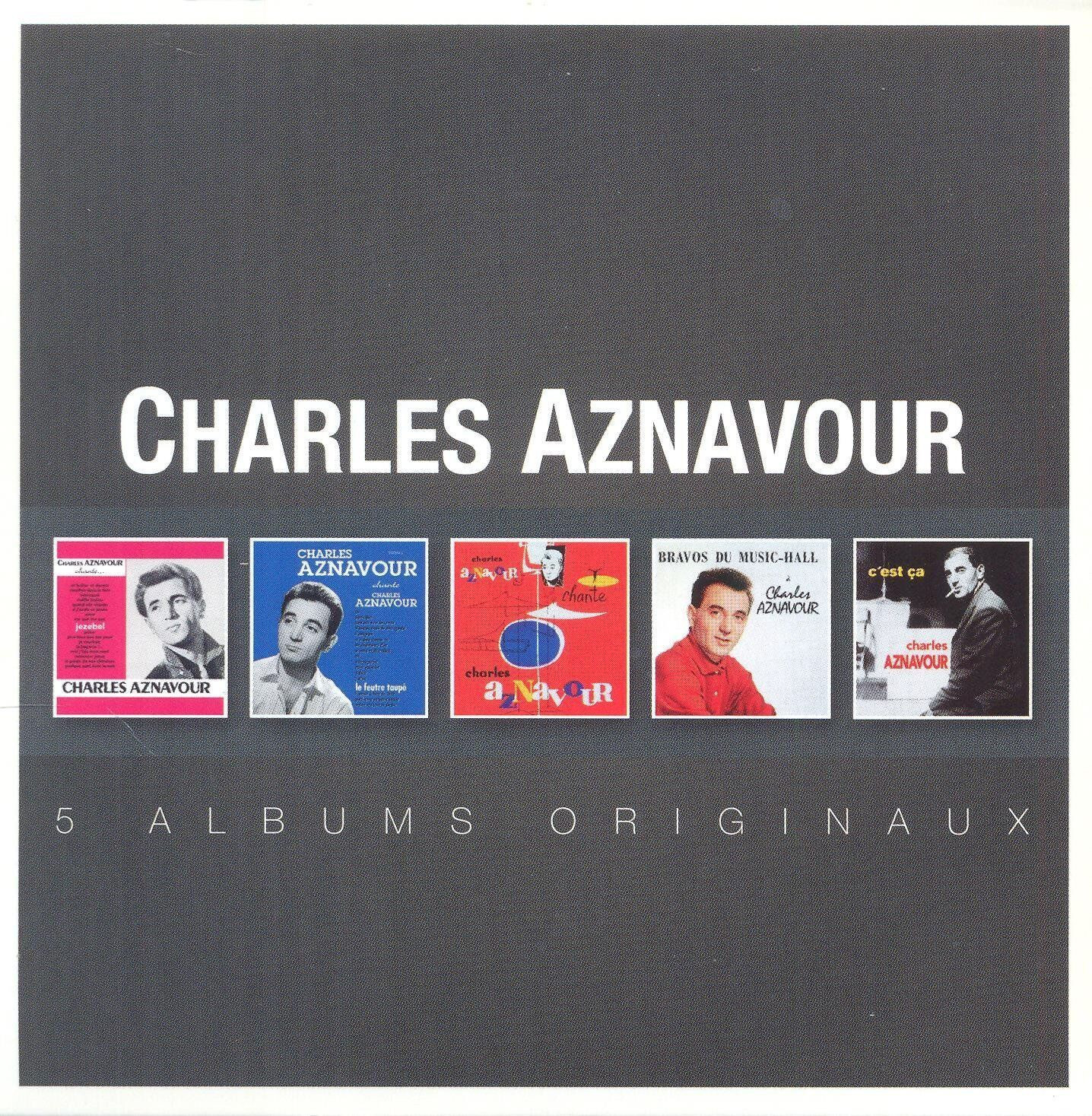 Charles Aznavour: original album series (5 Albums Originaux) - box 5 CD