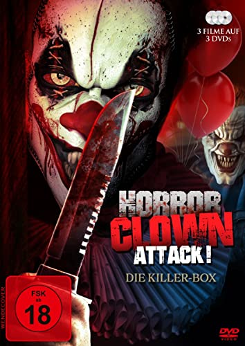Horrorclown-Attack! - Die Killer-Box - (3 Filme) - [Dvd] - Uncut - (Campus Killer, Clown Motel, Clown Doll)