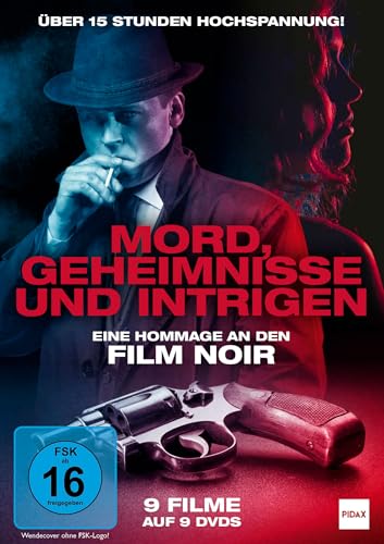 Film Noir Box - Mord, Geheimnisse Und Intrigen - Eine Hommage An Den Film Noir / Eine Sammlung Von 9 Film Noir Meisterwerken