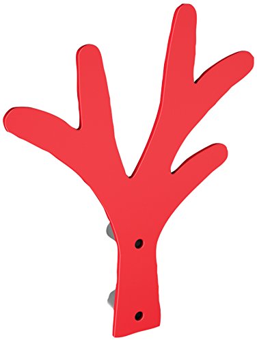 Bolis Italia Ca2A000Aq2F1 - Appendino Alber In Acciaio, 12 X 14,5 X 2 Cm, Rosso