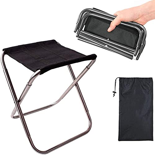 Sgabello Pieghevole Portatile,Sgabello Pieghevole In Lega Di Alluminio,Camping Sgabello Pieghevole,Mini Sedia Pieghevole Alluminio Sgabelli,Per Bbq Pe