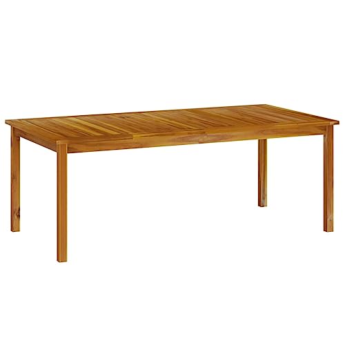 Vidaxl Tavolo Da Giardino 200X100X74 Cm In Legno Massello Di Acacia