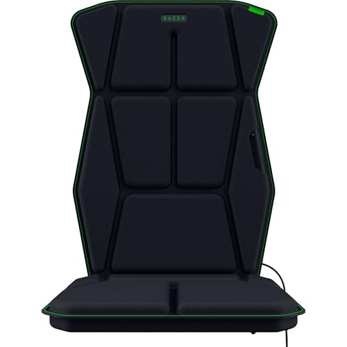 Razer Freyja - Cuscino Da Gioco Con Tecnologia Aptica Razer Sensa Hd (Hyperspeed Wireless E Bluetooth, Per Sedie Da Gioco E Da Ufficio, Equalizzazione