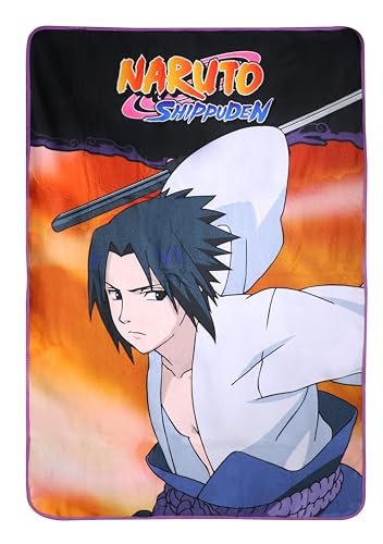 Sd Toys Coperte Sasuke Coperta In Pile 100 X 150 Cm Naruto