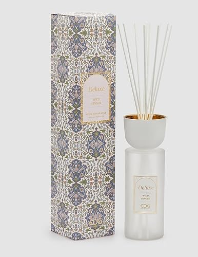 Edg Enzo De Gasperi Enzo De Gasperi Profumatore Bottiglia Deluxe 1.200 Ml H 30 Cm D 11 Cm Wild Ginger Scatola Regalo