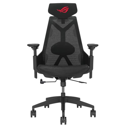 Asus Rog Destrier Core Sedia Gaming Ergonomica, Supporto Lombare Integrato, Braccioli Imbottiti, Poggiatesta Bidirezionale, Design Futuristico, Pensat