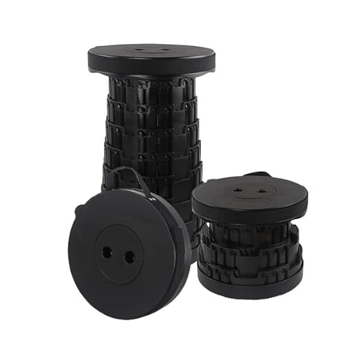 Rshuhx Sgabello Pieghevole Portatile, Adulto Sedia Pieghevole, Sgabello Da Campeggio, Sgabello Leggero Retrattile Per Barbecue All'Aperto Sgabello Da