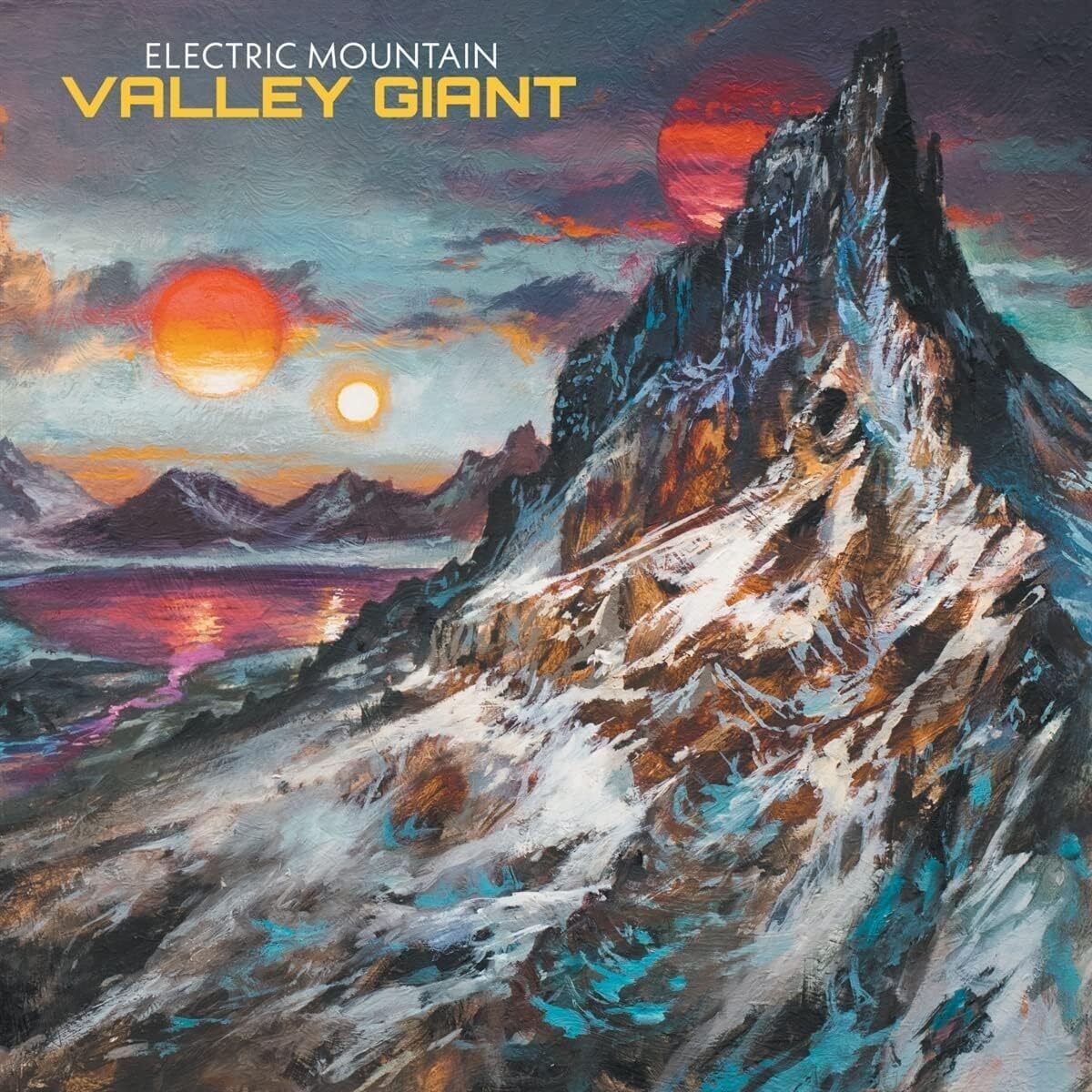 Electric Mountain Valley Giant - Red & Blue Colored (Vinyl LP)