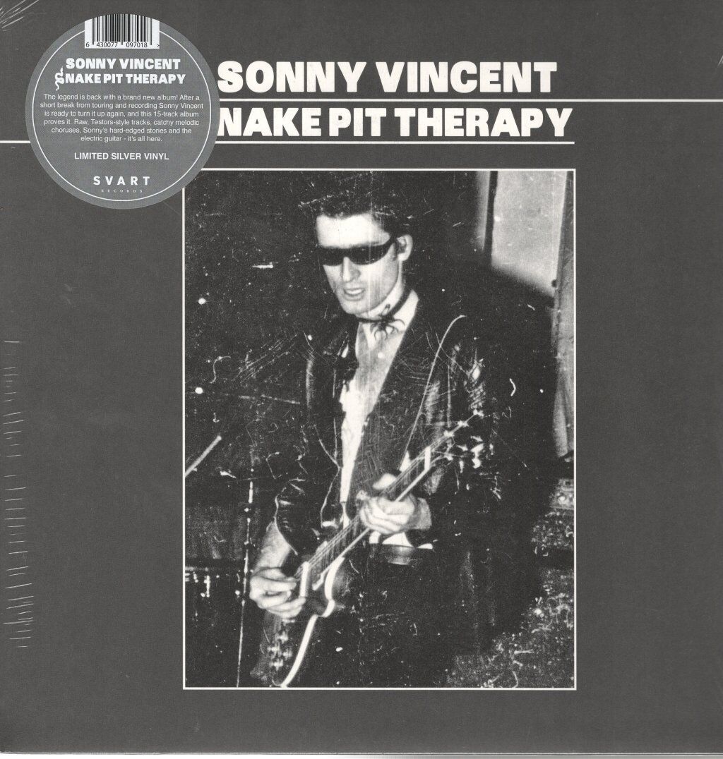Sonny Vincent Snake Pit Therapy LP vinyl Europe Svart 2022 Limited edition