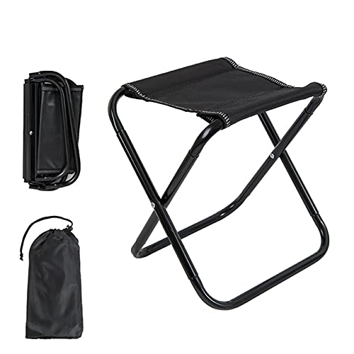 Mini Sgabello Da Campeggio Pieghevole Da Esterno Sgabello Pieghevole Robusto E Portatile In Lega Alluminio Seggiolino Da Leggero Con Borse Di Stoccagg