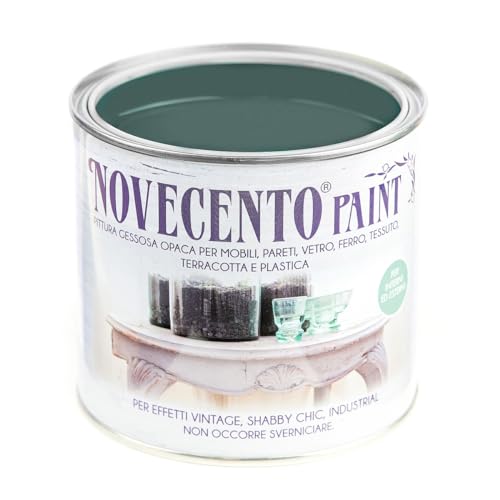 Novecento Paint Mobili, Barattolo Da 500 Ml, Colore Verde Brughiera.