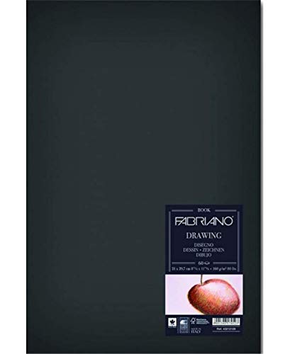 Fabriano Blocco Drawing Book Cucito Ritratto 21X29,7 160 Gr 60 Fogli Grana Naturale