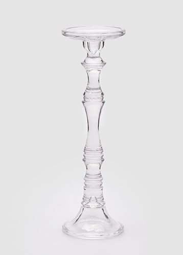 Edg Enzo De Gasperi Enzo De Gasperi Portacandela Classico Eos H 42 Cm D 13 Cm Natural Trasparente