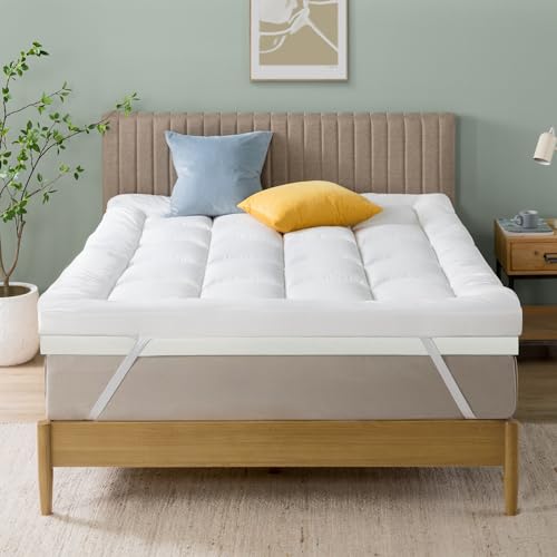 Zinus Topper In Schiuma Viscoelastica 160X190 Cm - Spessore 10 Cm - Design A Celle Aperte - Certificato Oeko-Tex - Traspirante E Ortopedico - Comfort 