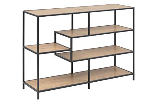 Amazon Basics - Martin Libreria 5 Ripiani (In Precedenza Marchio Movian), 35 X 114 X 78.2 Cm (Lu X La X A), Effetto Quercia