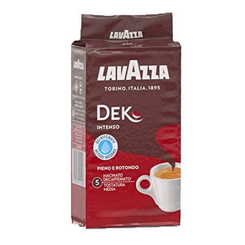 9X 250G Lavazza Dek Intenso Macinato Decaffeinato