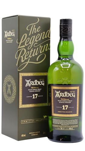 Ardbeg 17 Years Old The Ultimate Committee Exclusive Islay Single Malt 40% Vol. 0,7L In Giftbox