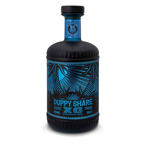 The Duppy Share - Xo, Blend Composto Da 100% Rum Di Barbados, Pensato Per La Degustazione E Per Cocktail Complessi, 40% Vol, Bottiglia In Vetro Da 700
