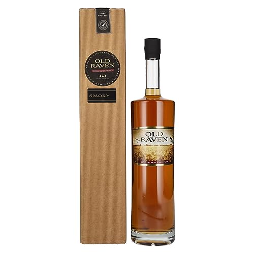 Old Raven Triple Distilled Single Malt Whisky Smoky 41,2% Vol. 1,5L In Giftbox