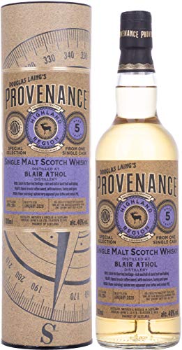 Douglas Laing Provenance Blair Athol 5 Years Old Single Cask Malt 2014 46% - 700Ml In Giftbox