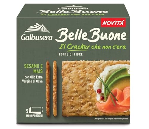 Galbusera - Bellebuone Cracker Sesamo - 200Gr